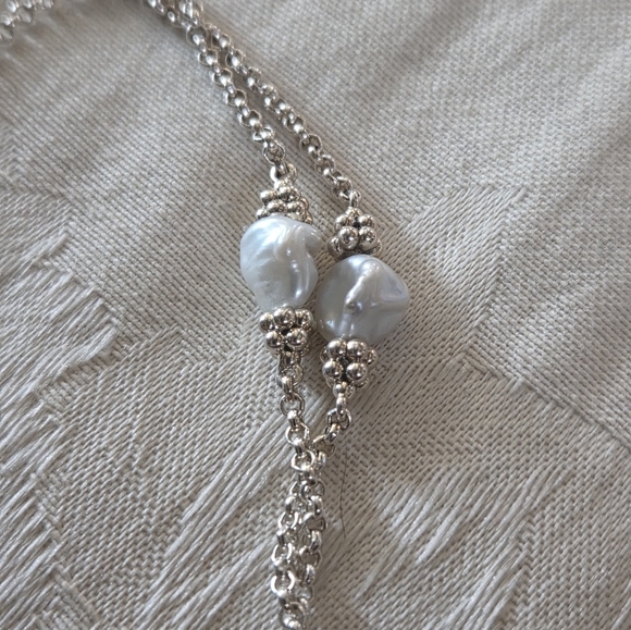 LAGOS Luna Keshi Pearl Station Necklace, SS, 34 Inches - Picture 7 of 12